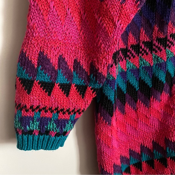 Vintage Cardigan Segrets Sun Prints Size M - Picture 2 of 6